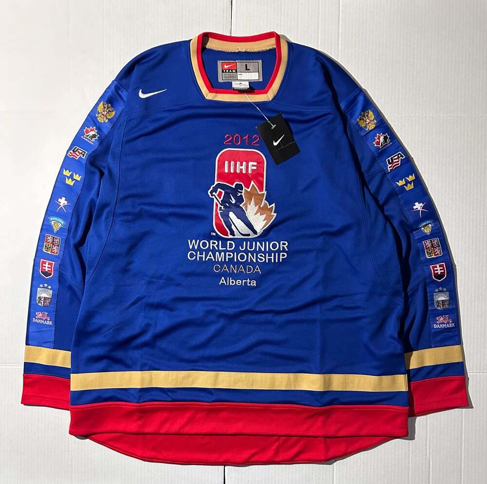 NWT Nike 2012 IIHF World Junior Championship Canada Alberta Hockey Jersey - Size